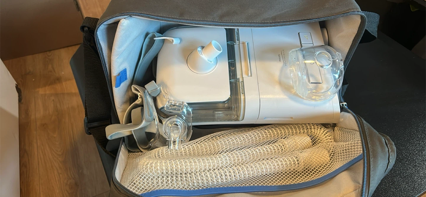 Philips Respironics CPAP Machine with Travel Bag and Accessories - photo 2