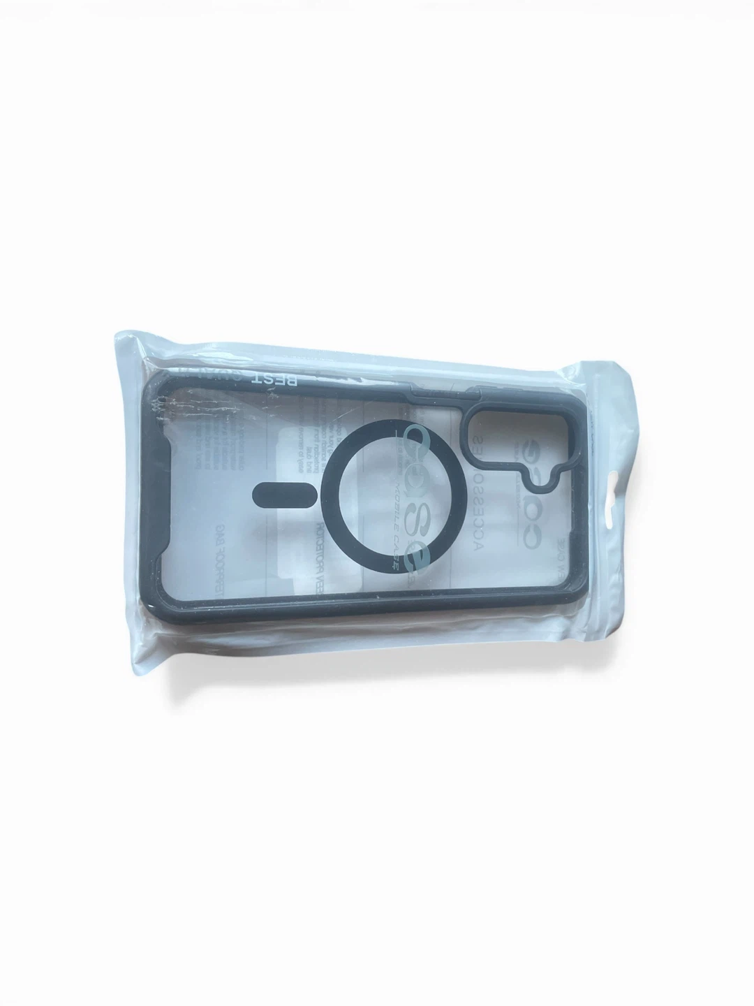 Coque magnétique transparente pour téléphone