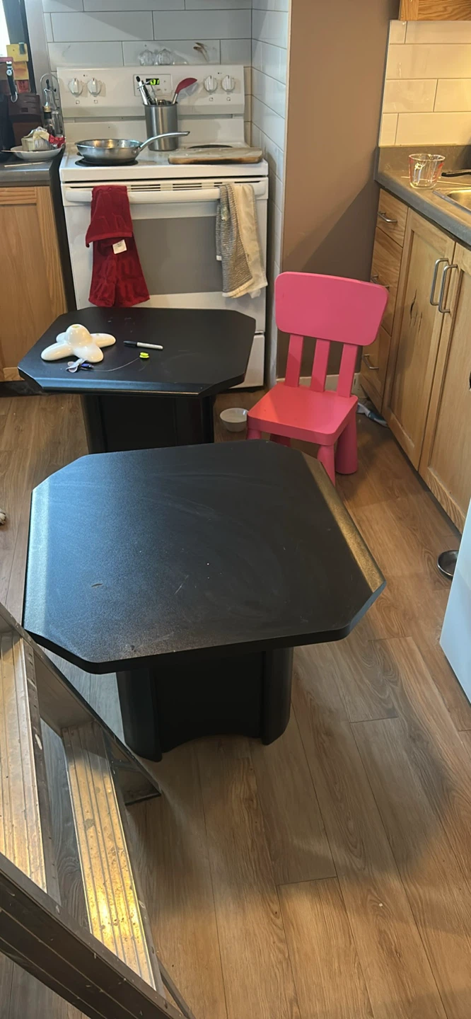 Black Side/Coffee Table - photo 2