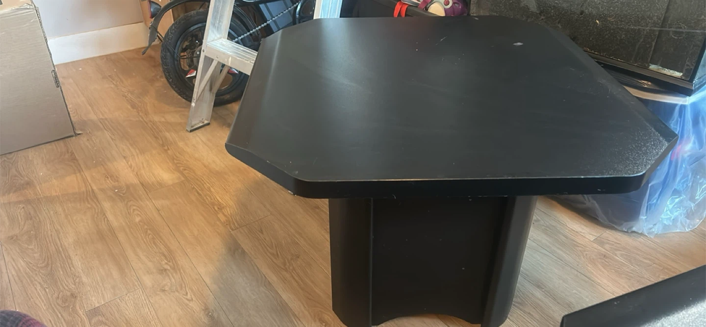 Black Side/Coffee Table - photo 3