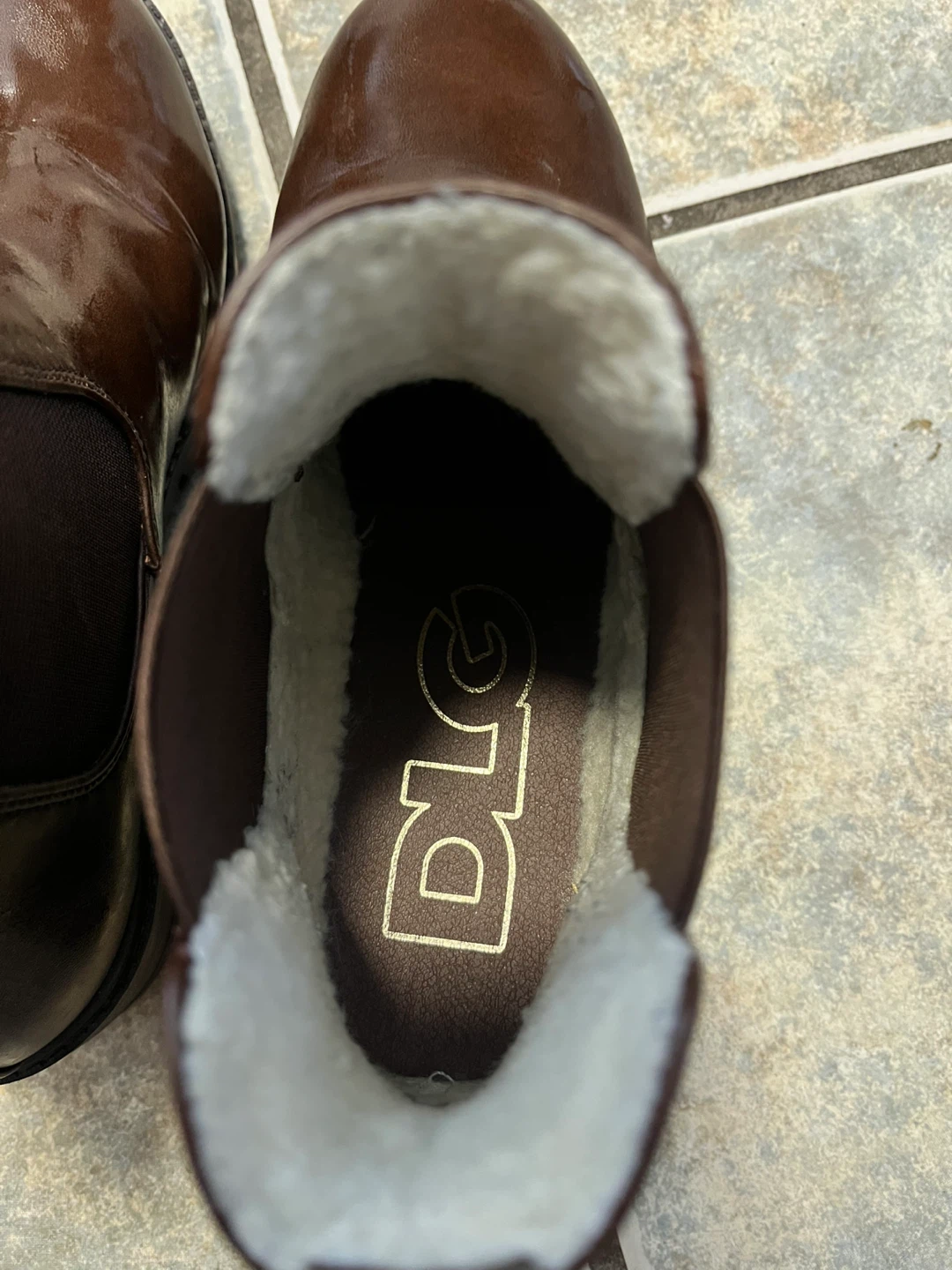 DG Women's Brown Chelsea Boots Size 6.5 - photo 2