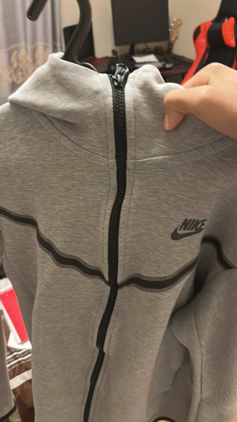 Nike Tech Fleece Full Zip Hoodie Grey (S) - photo 2