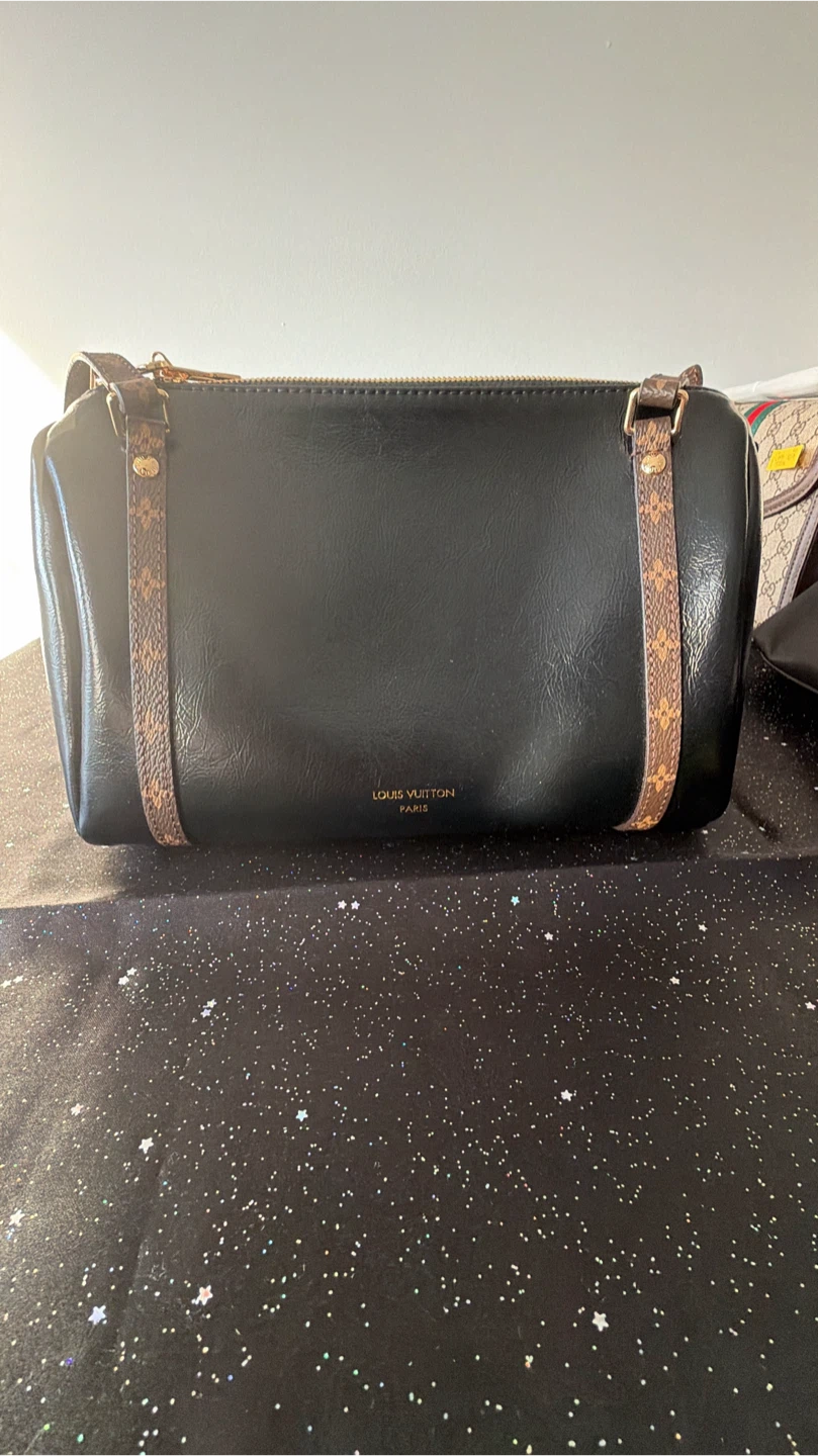 Louis Vuitton Paris Black Barrel Bag