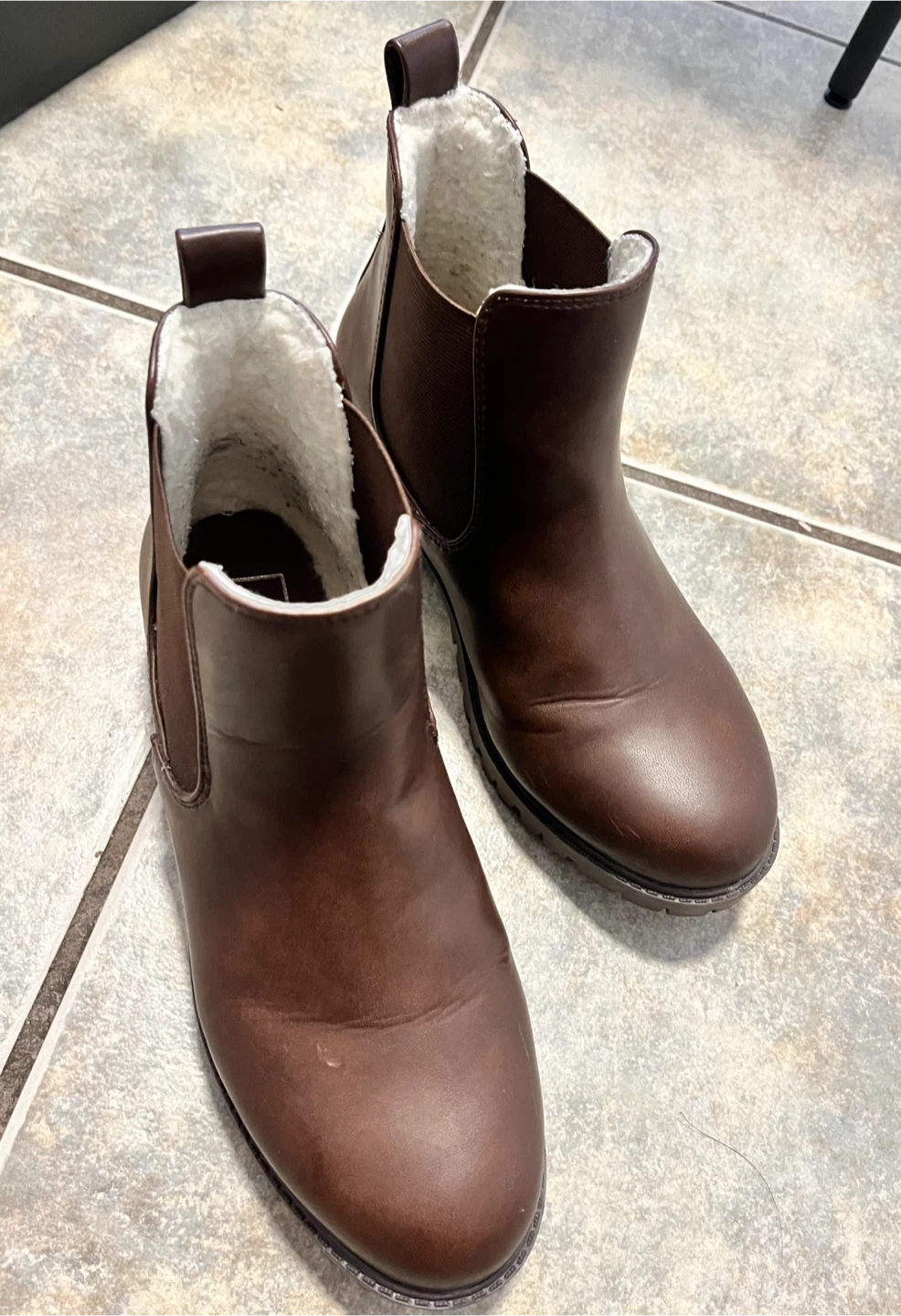 DG Women's Brown Chelsea Boots Size 6.5 - photo 4