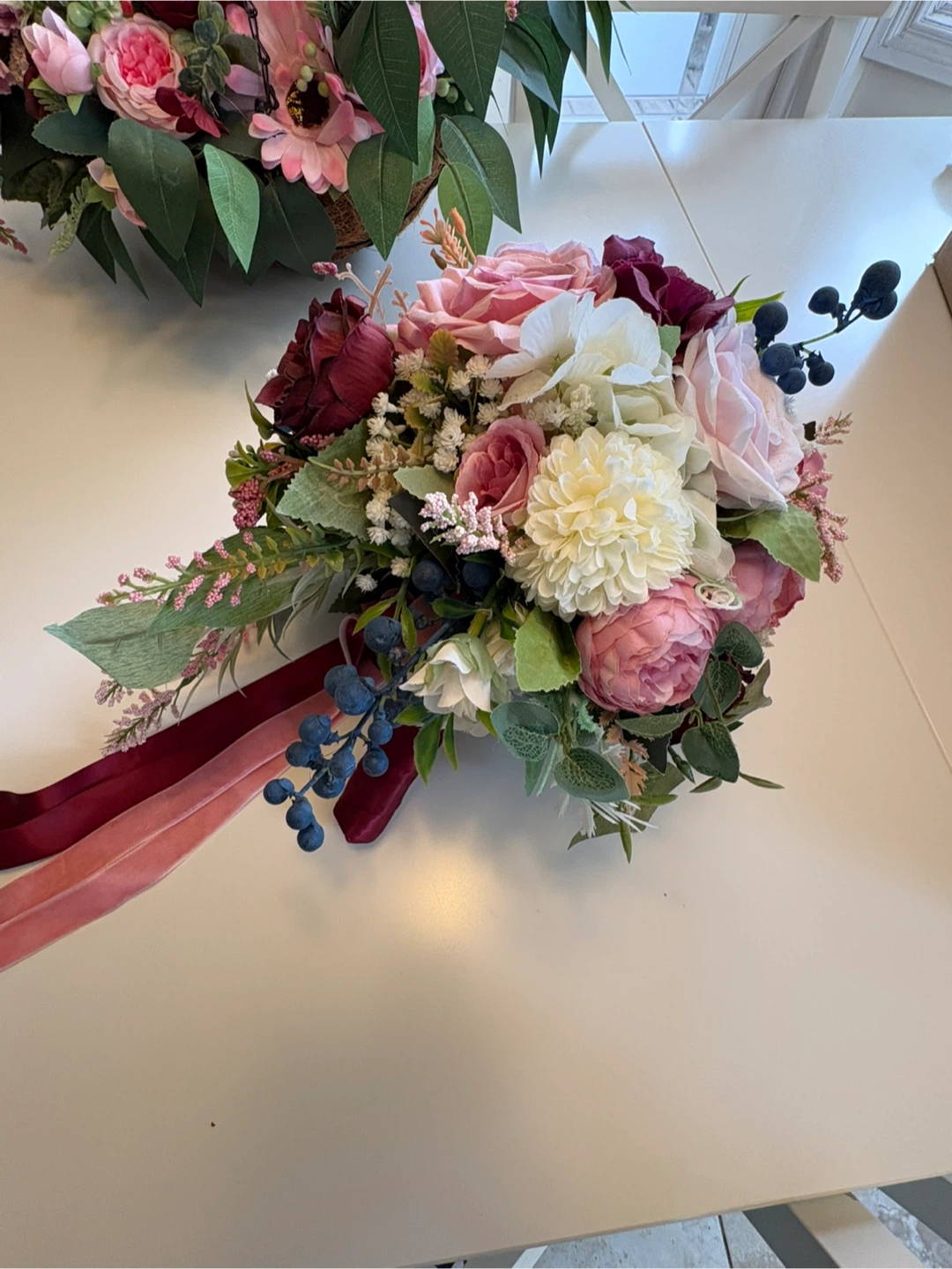 Artificial Wedding Flower Arrangement Set - photo 3
