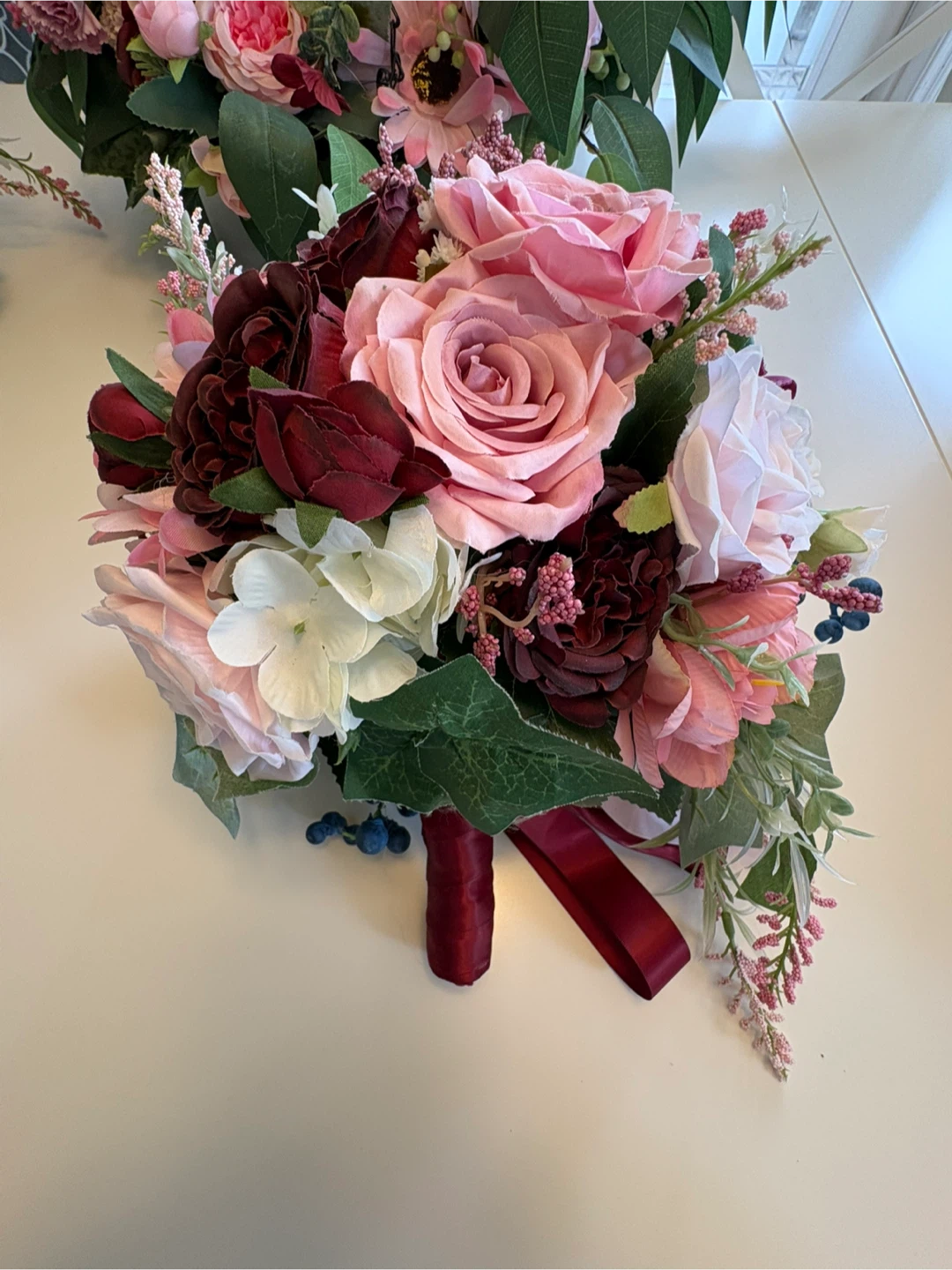 Artificial Wedding Flower Arrangement Set - photo 4
