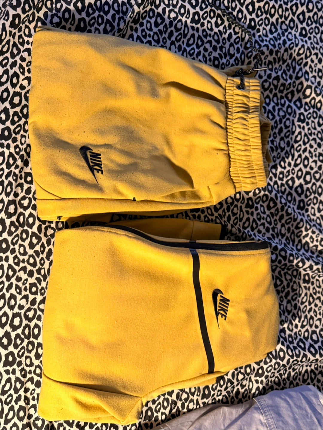 Nike Tech Fleece Tracksuit Set Yellow