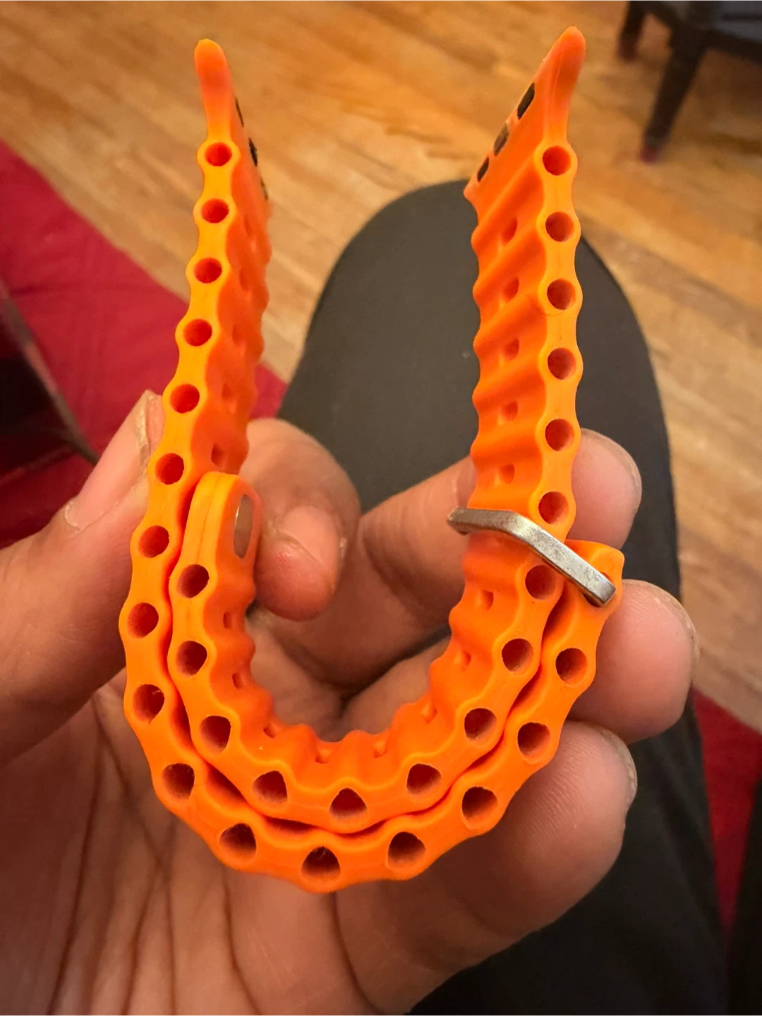 Orange Silicone Watch Band - photo 4