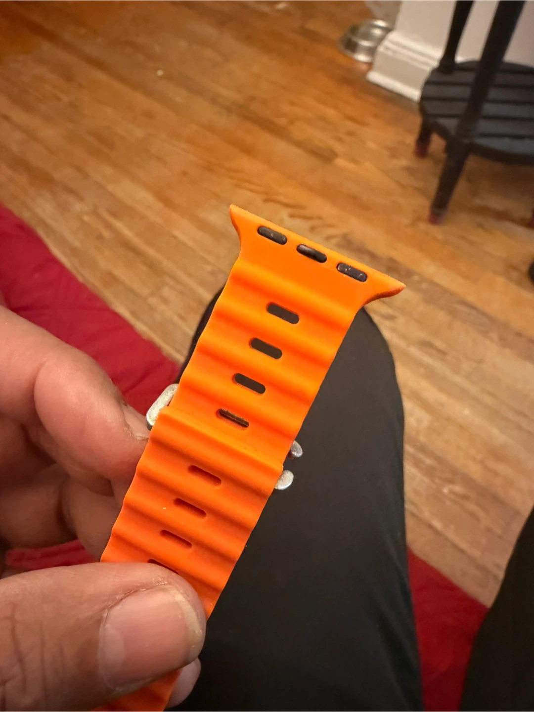 Orange Silicone Watch Band - photo 5