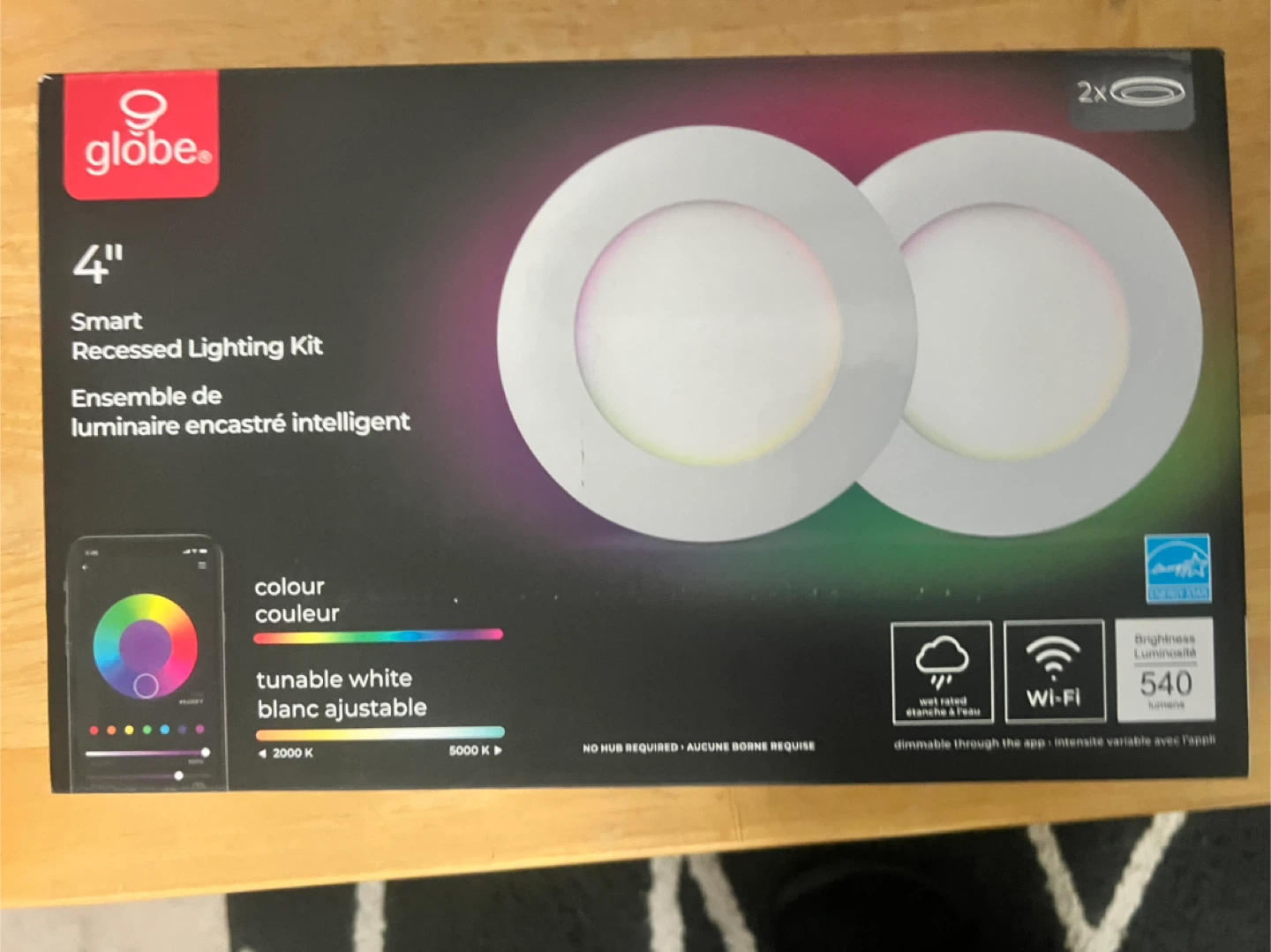 Globe 4" Smart Recessed Lighting Kit 2-Pack)