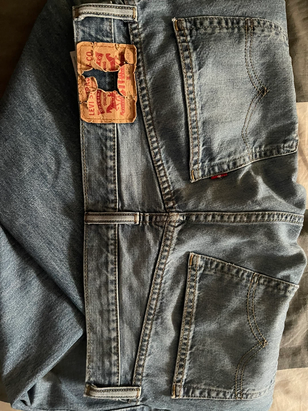 Levi's Blue Denim Jeans - photo 2