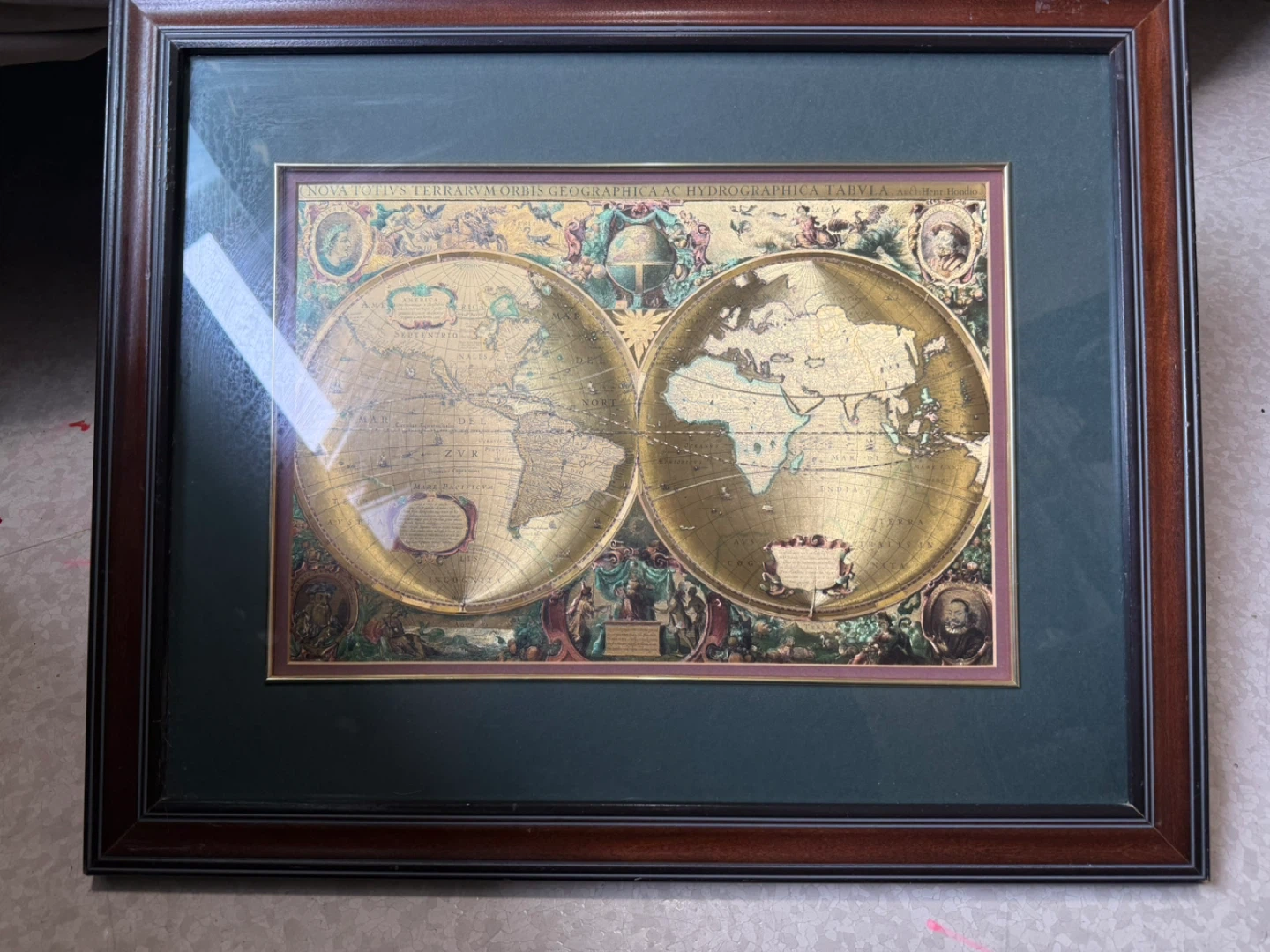 Nova Totivs Terrarvm Orbis Geographica Tabvla, World Planisphere
