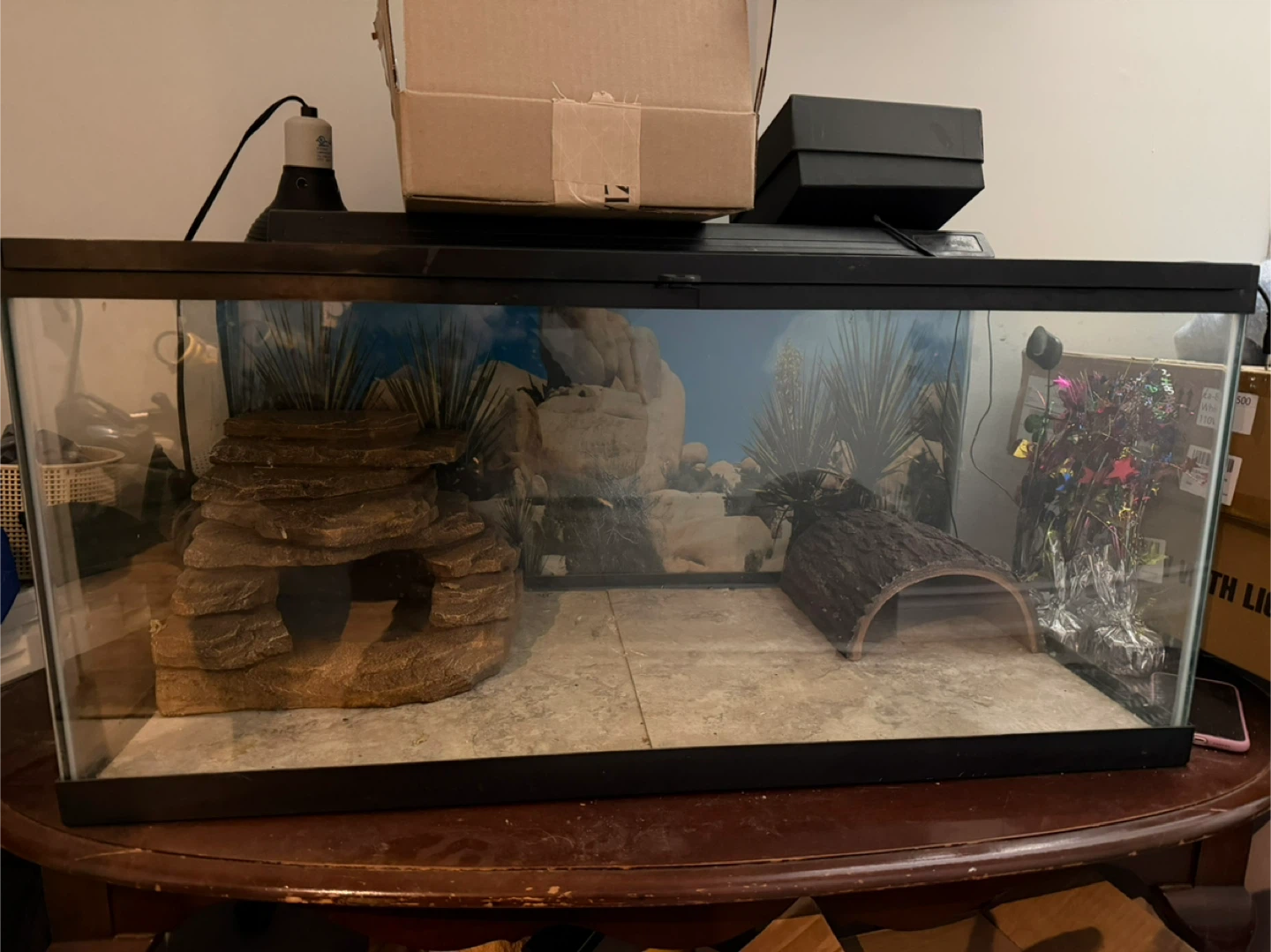 Terrarium Tank with Accessories 40 gallons