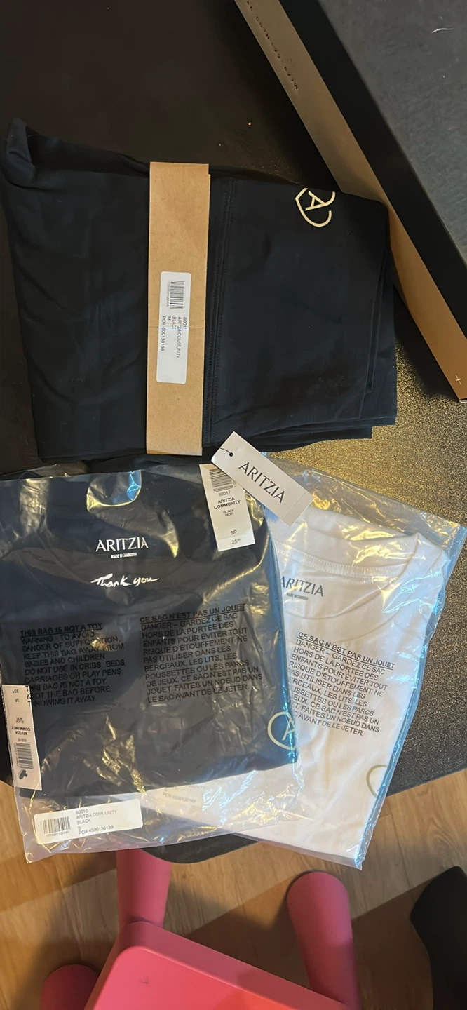Aritzia T-Shirt Bundle - Black and White - photo 2