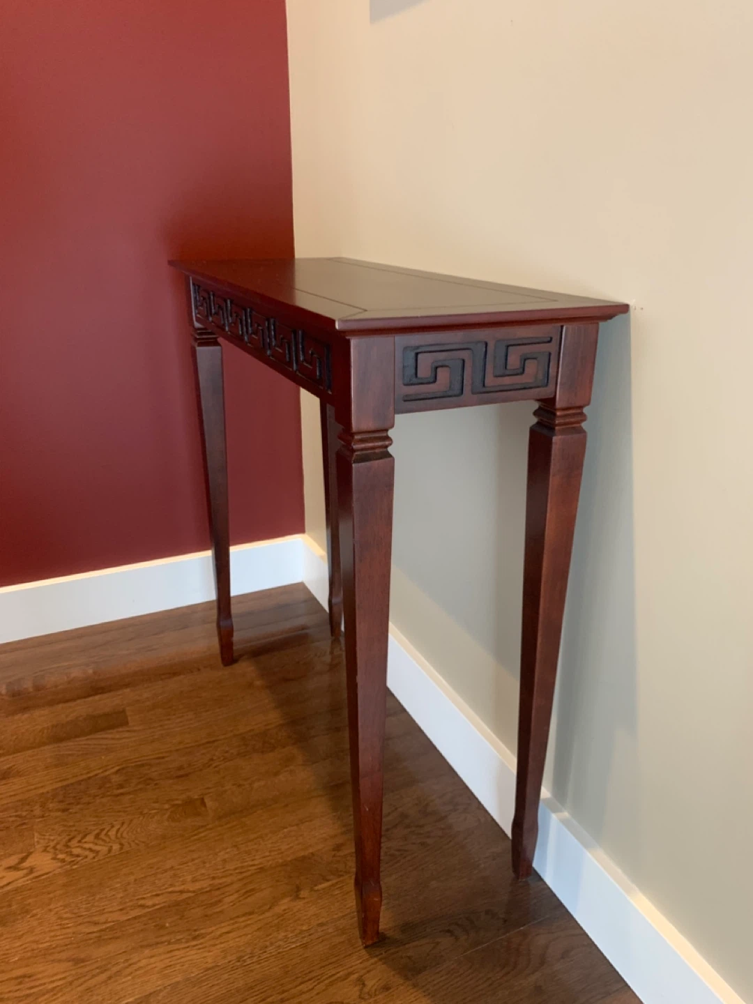 Console Table with Greek Key Inlay - photo 2