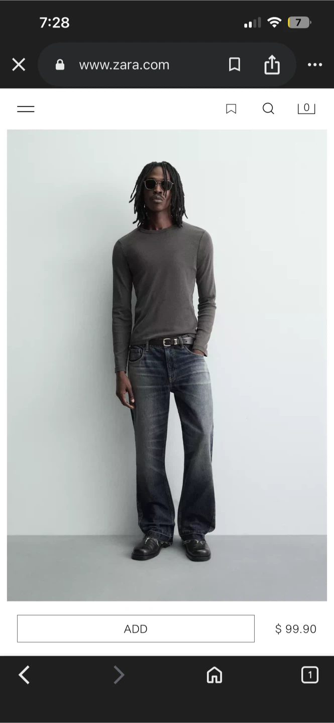 Zara Men's  Flared fit Jeans - photo 5