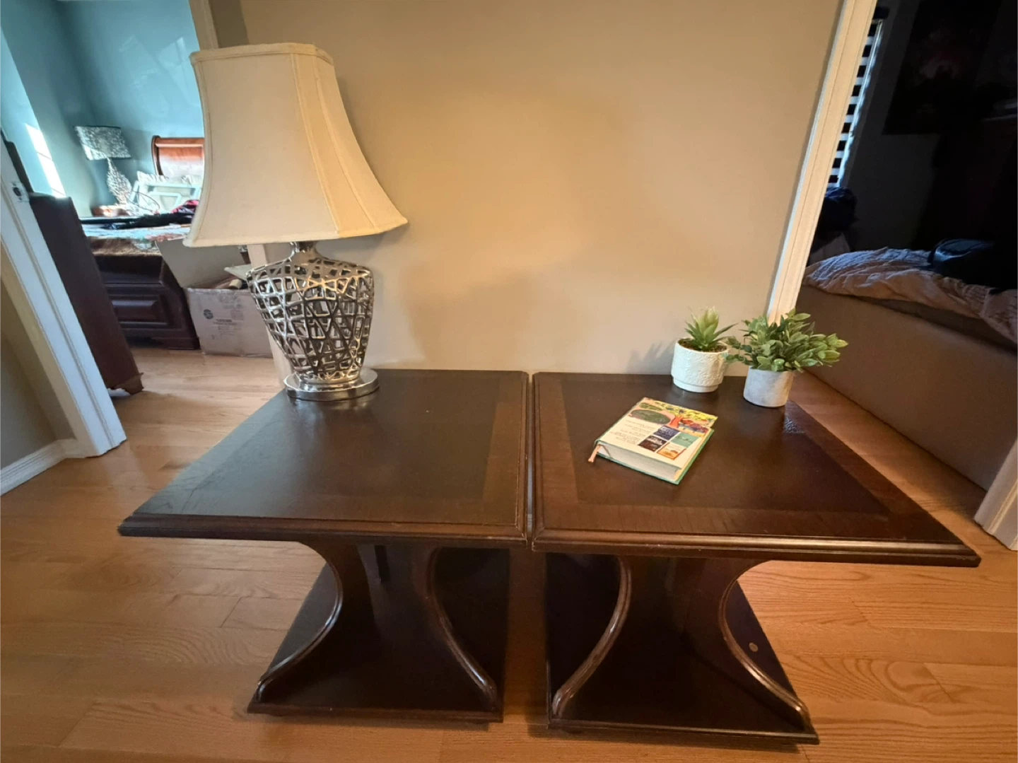 Solid Wood Night Stands(Set of 2) - photo 2