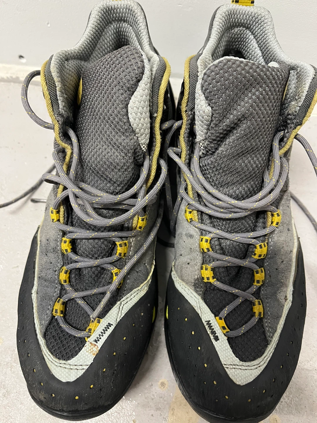 Montrail Men's Hiking Shoes Grey/Yellow Size 9 - photo 2