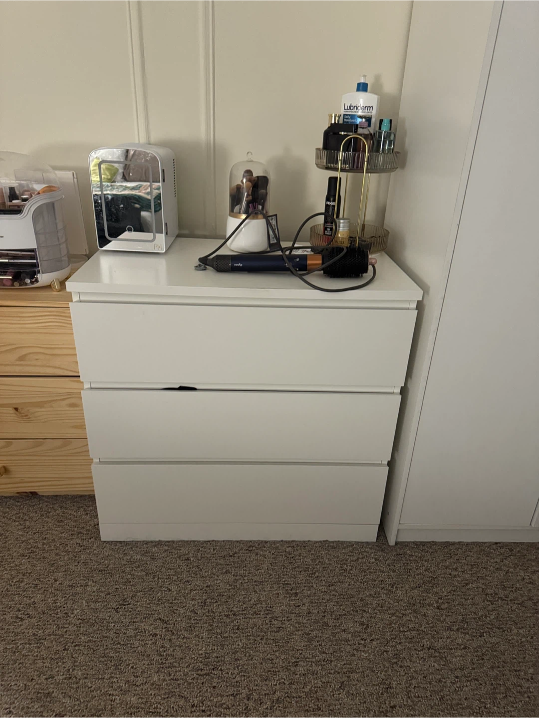 IKEA Dresser with Drawers, white, 3 drawers - photo 5