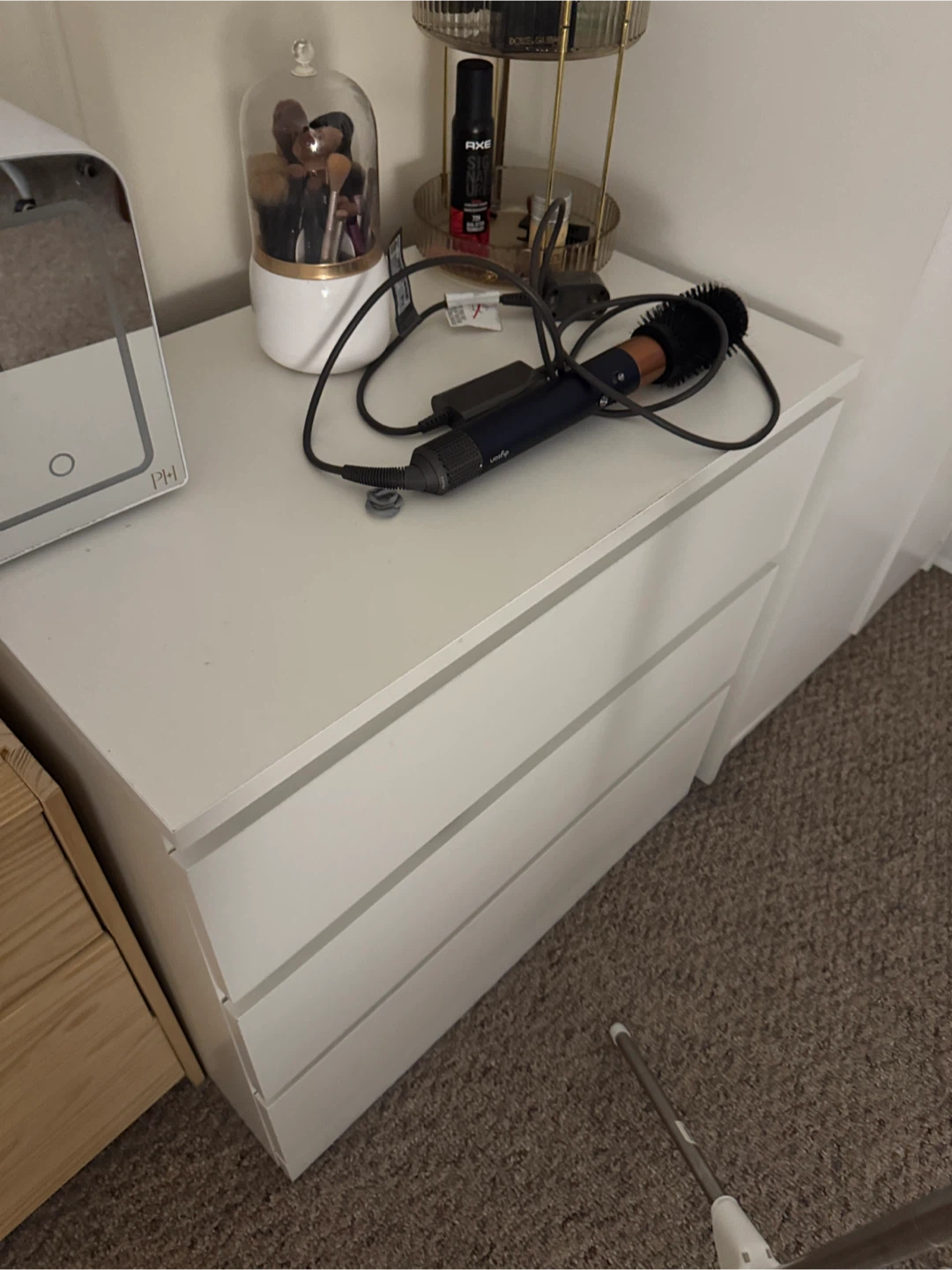 IKEA Dresser with Drawers, white, 3 drawers - photo 3