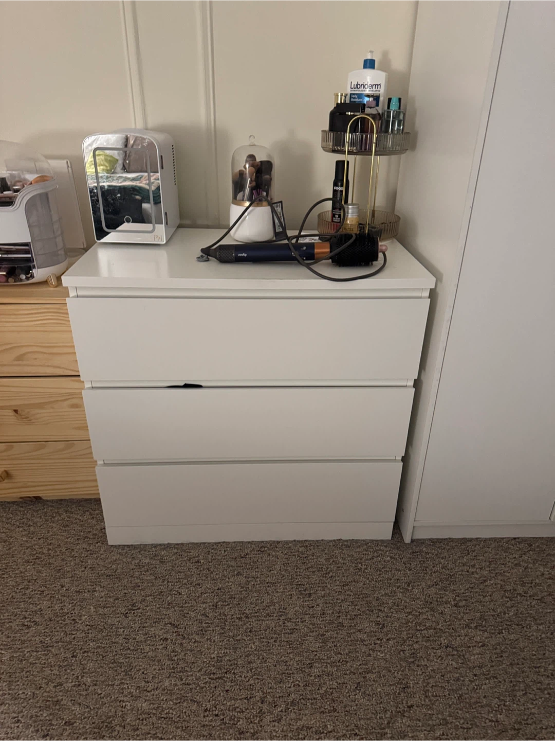 IKEA Dresser with Drawers, white, 3 drawers - photo 4