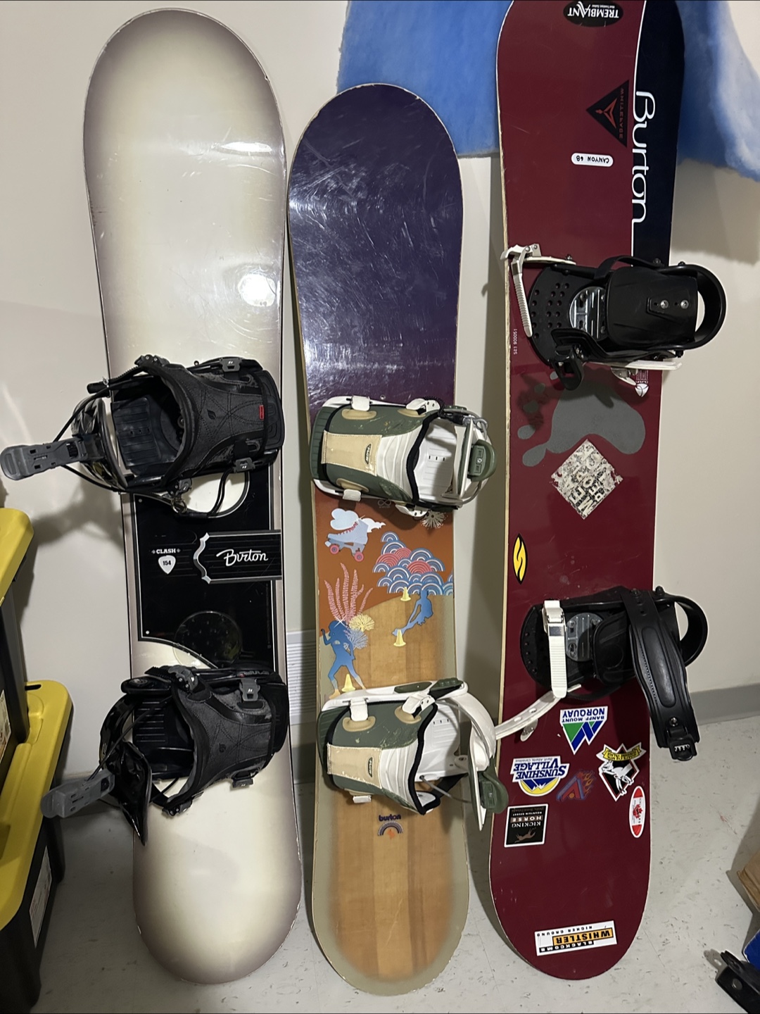 Burton Snowboards with Bindings