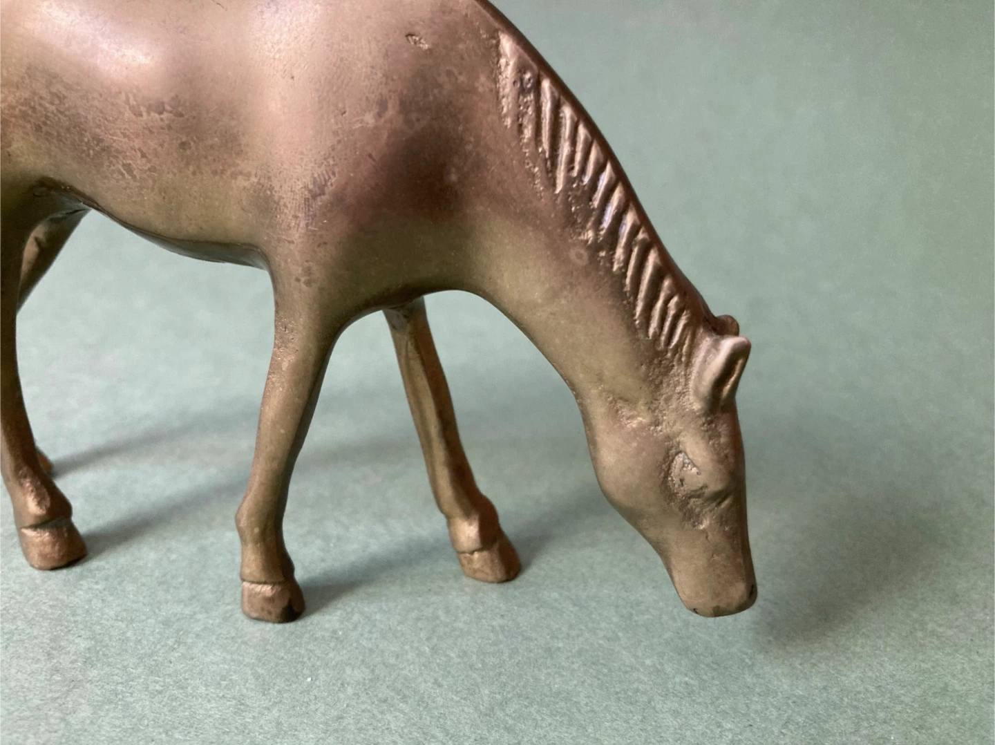 Vintage Brass Horse - photo 4