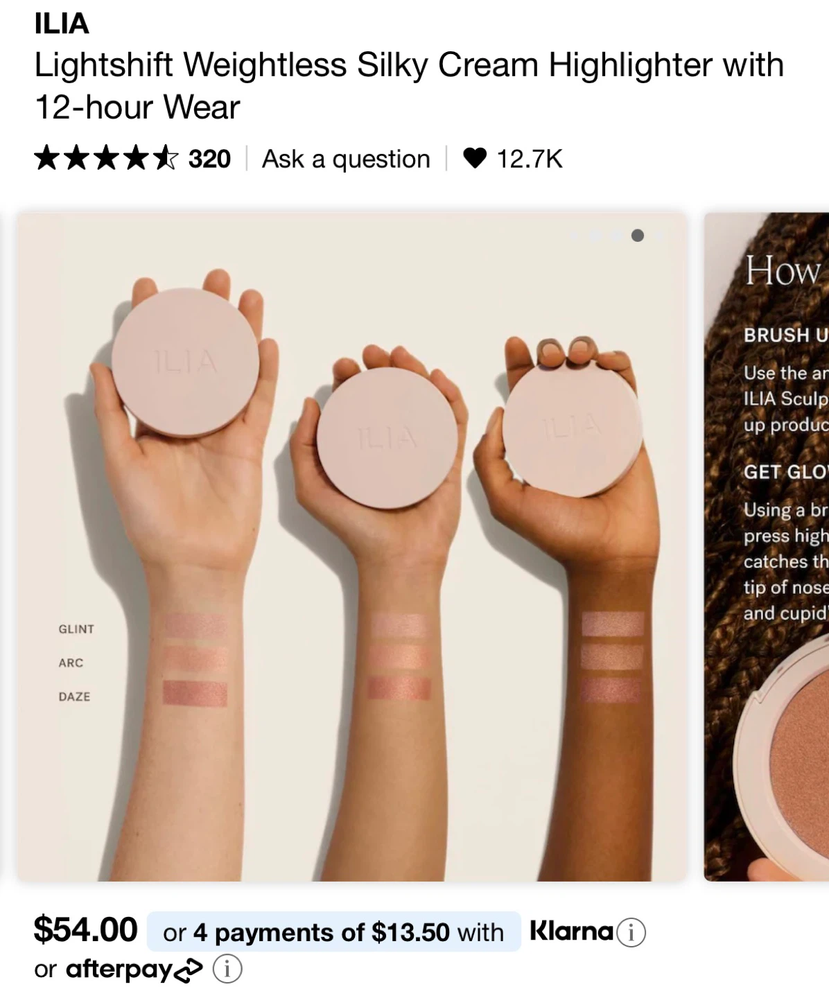 $30 each ILIA Lightshift Cream Highlighter - photo 2