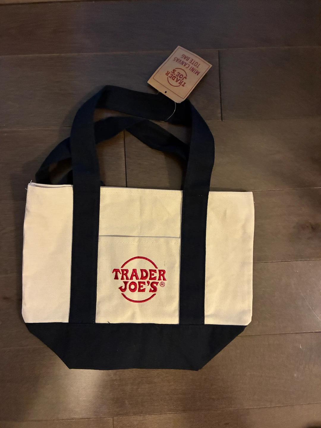 Trader Joe's Mini Canvas Tote Bag