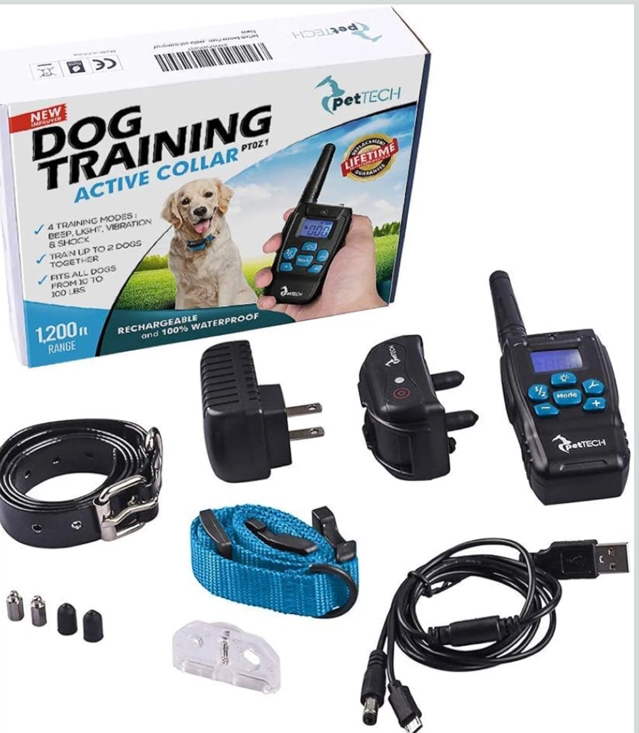 PetTech PT0Z1 Dog Training Active Collar Set - photo 2
