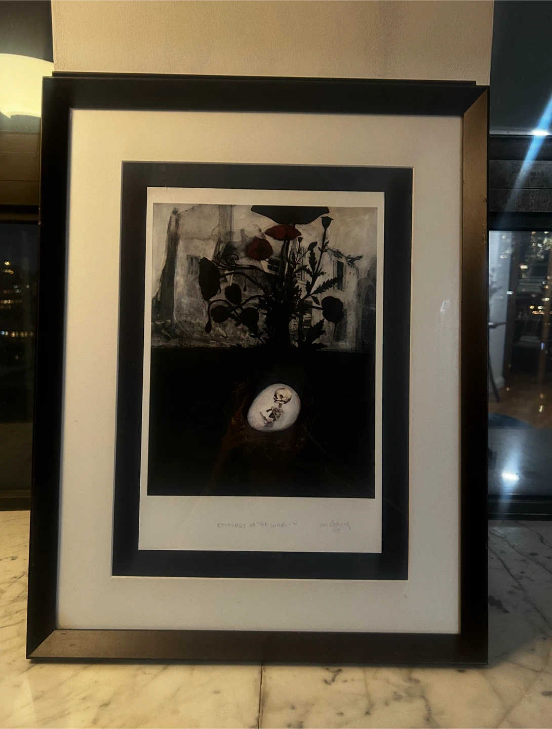 Etiology of War 4/4 by Ian Rogers Framed Print