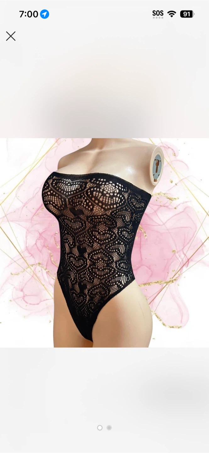 Black Lace Bodysuit