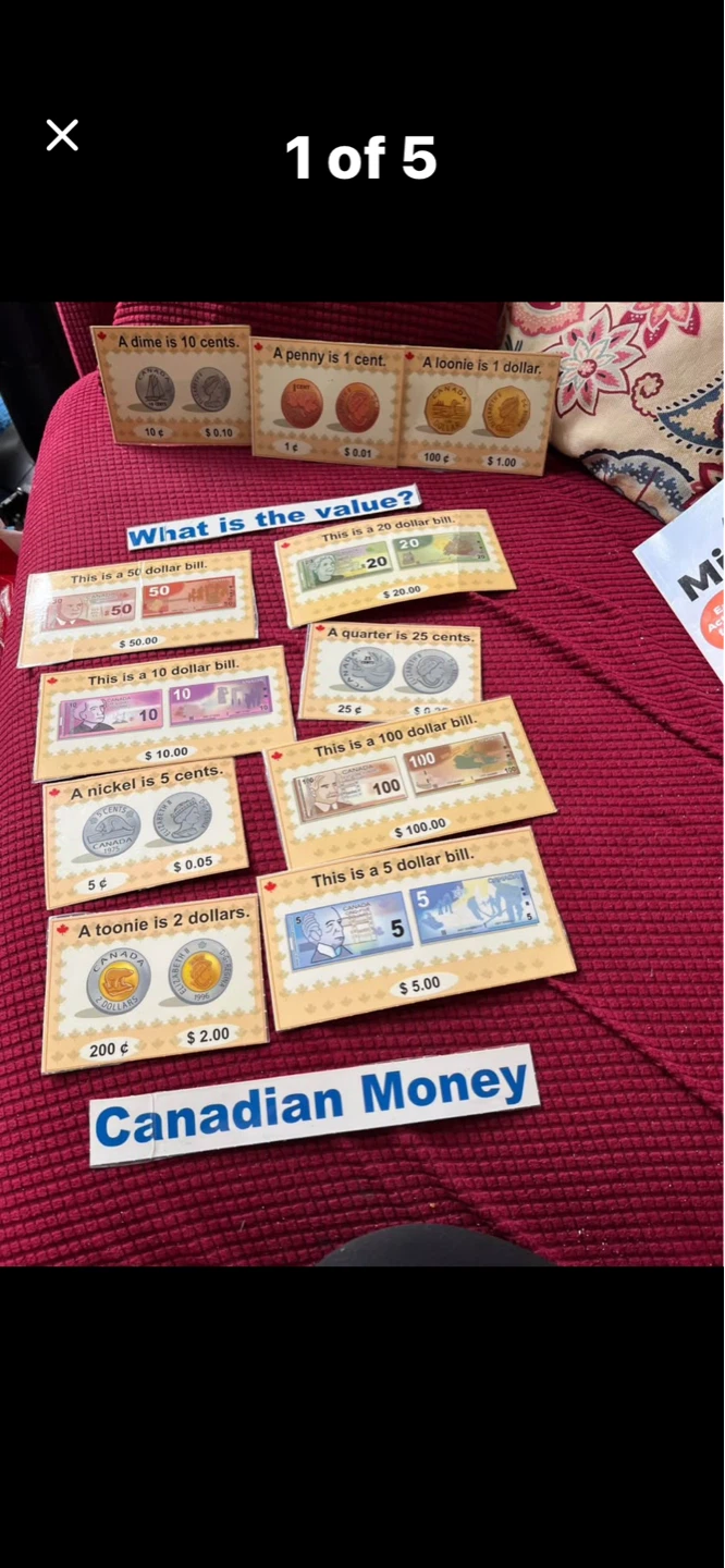 Canadian Money Learning Magnets