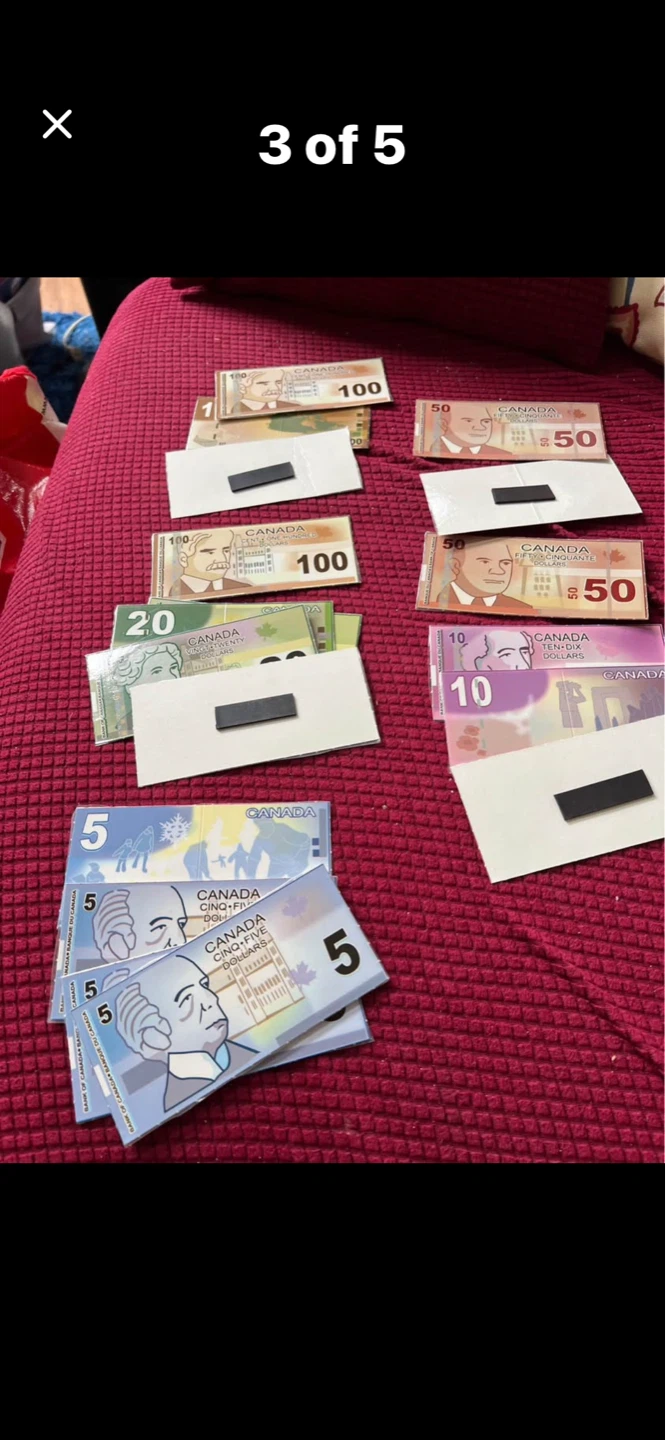 Canadian Money Learning Magnets - photo 2