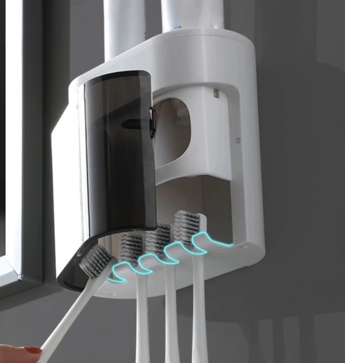 Automatic Toothpaste Dispenser and Toothbrush Holder 🥕 - photo 2