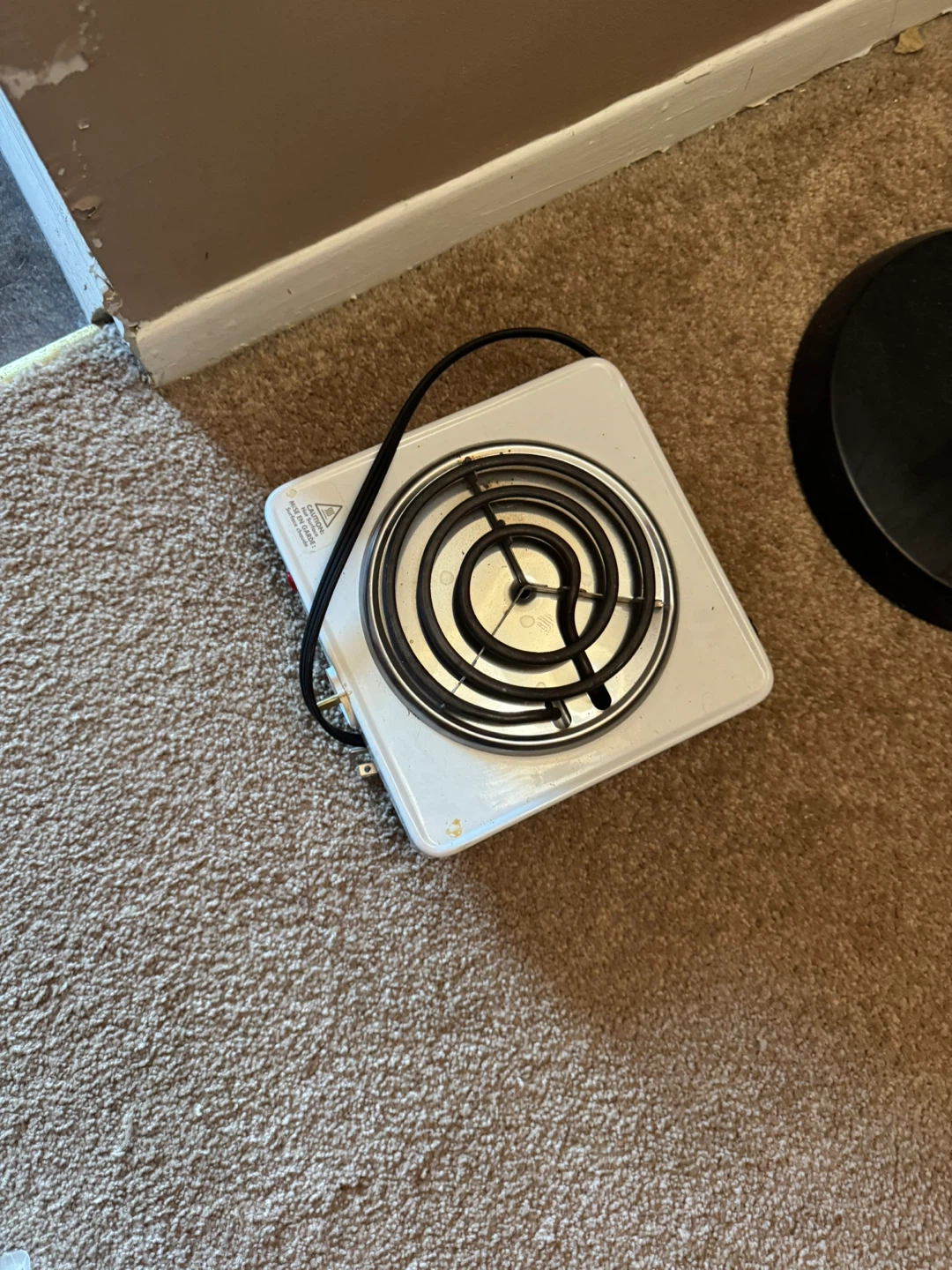 White Portable Electric Hot Plate