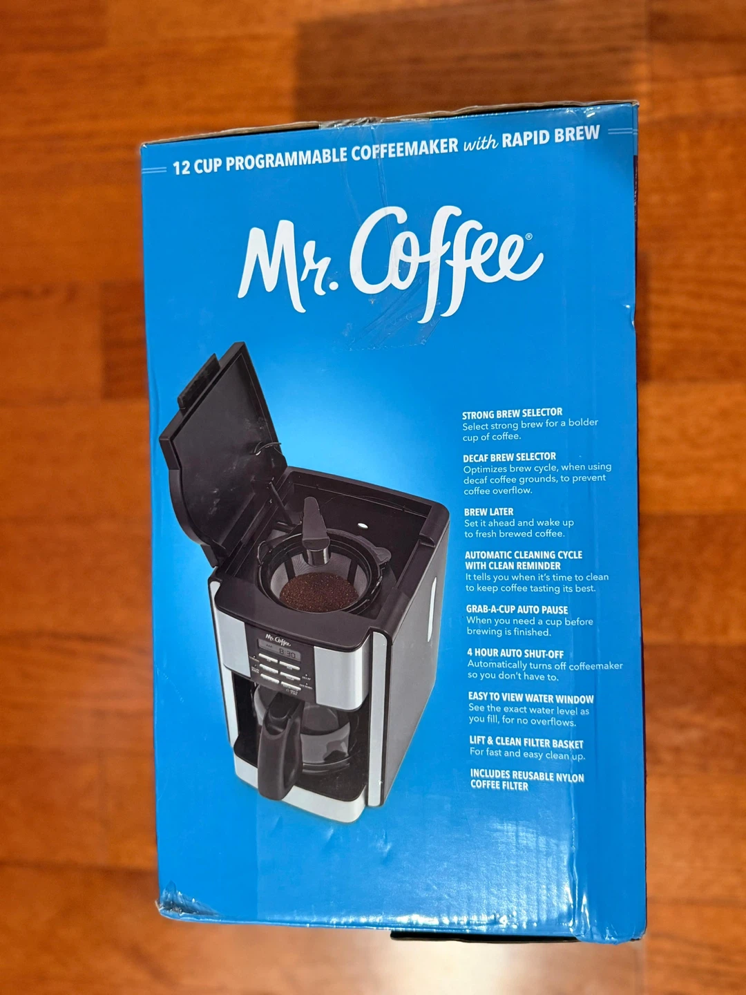 Mr. Coffee 12 Cup Programmable Coffeemaker with Rapid Brew