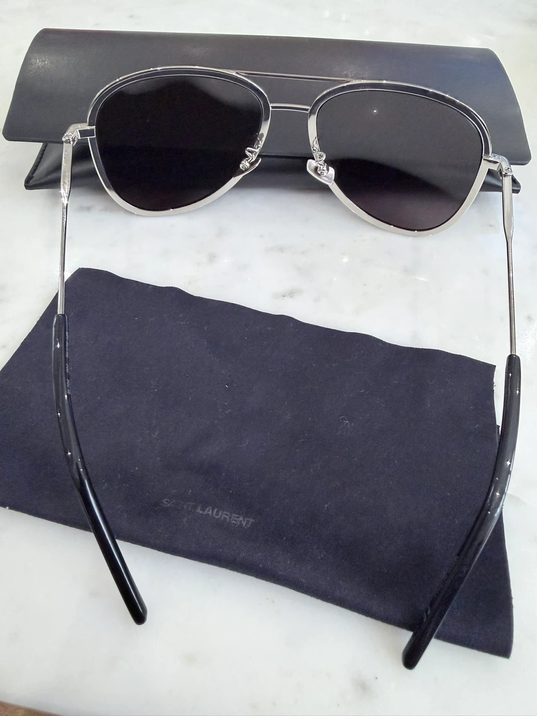 Saint Laurent Paris Aviator Sunglasses - photo 3