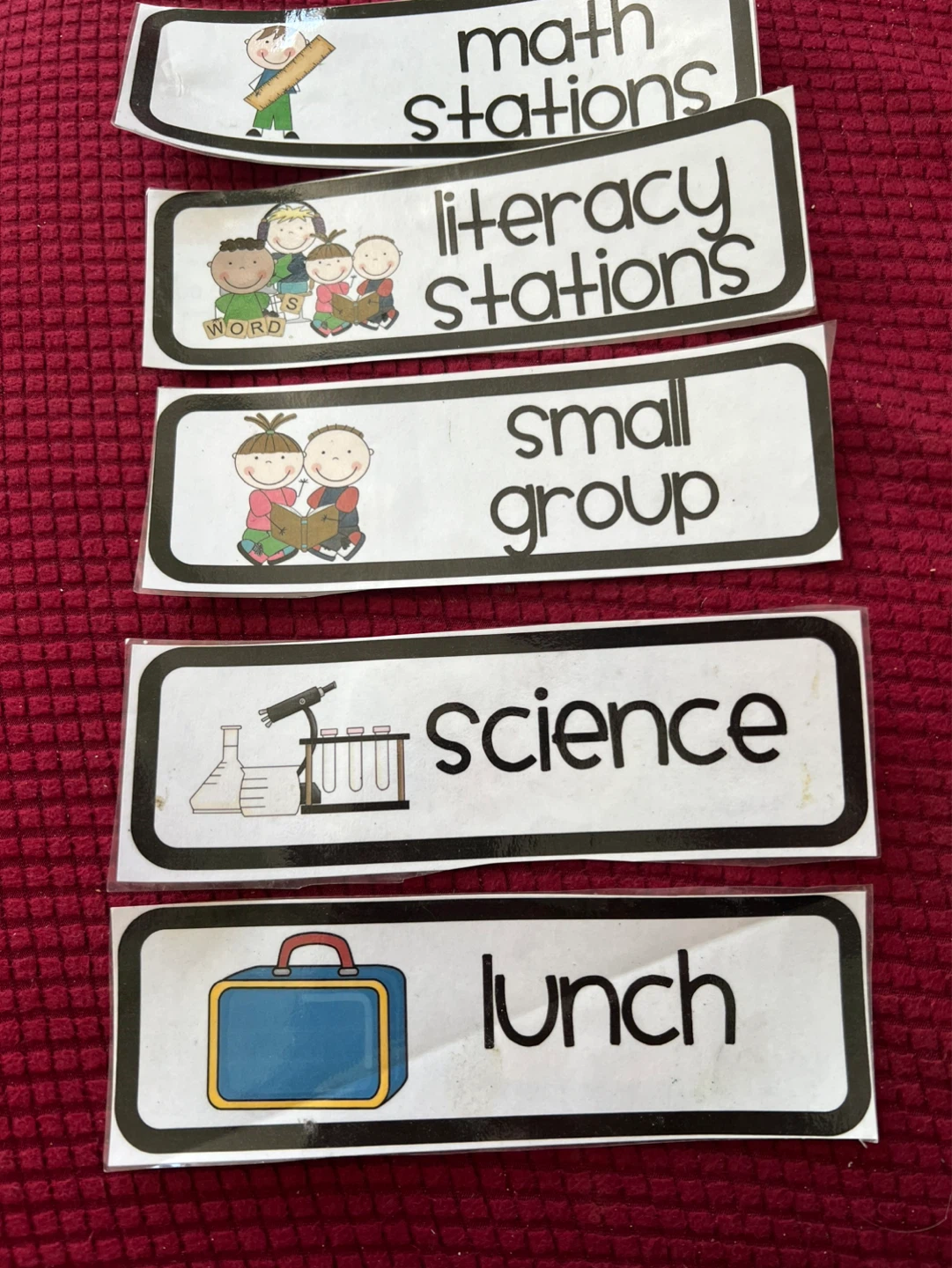 Classroom shape of the day magnetic back - photo 5