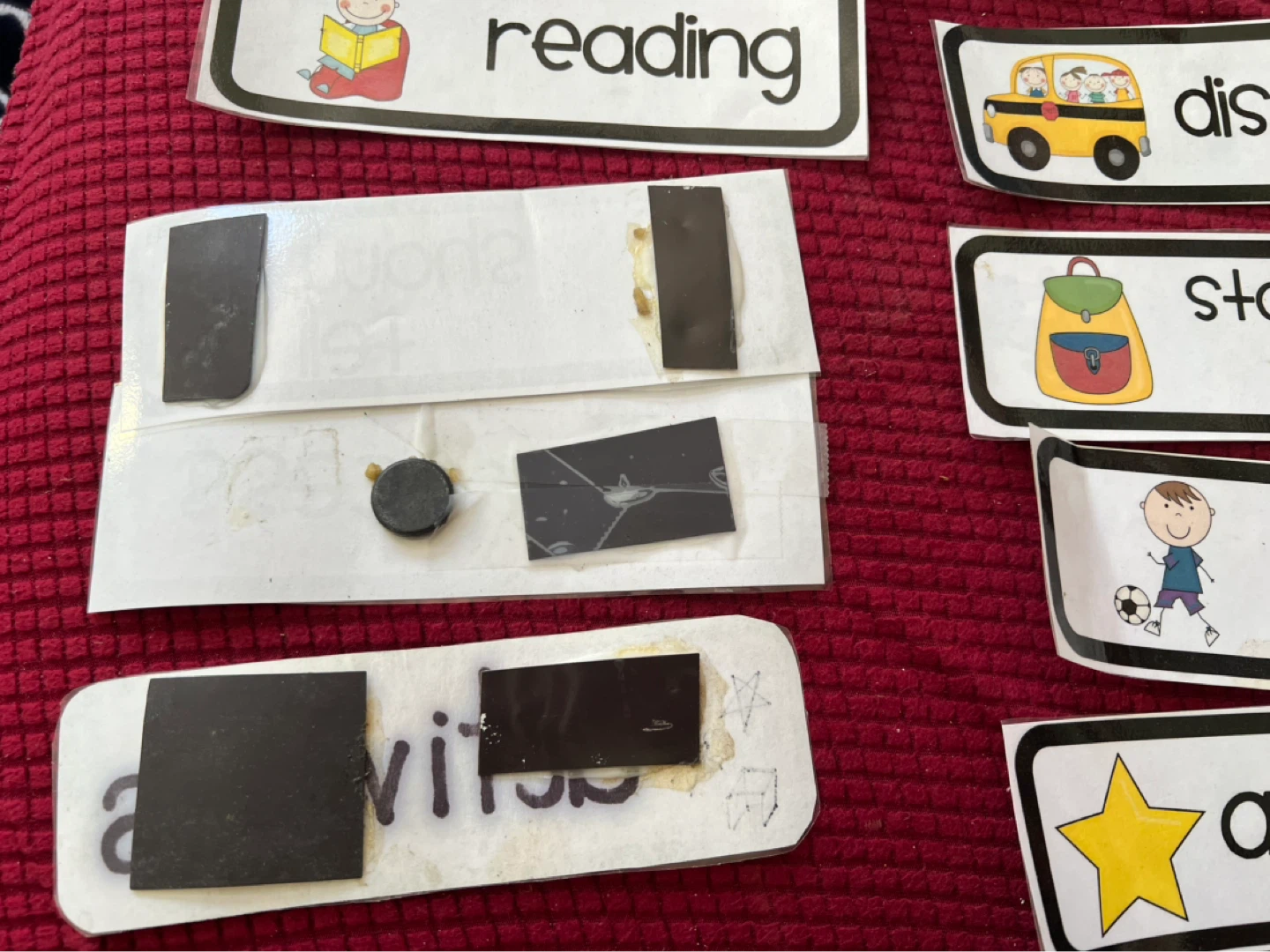 Classroom shape of the day magnetic back - photo 4