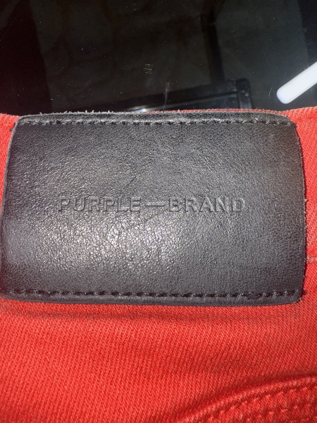 Purple Brand Red Palm Tree Slim Fit Jeans - photo 5