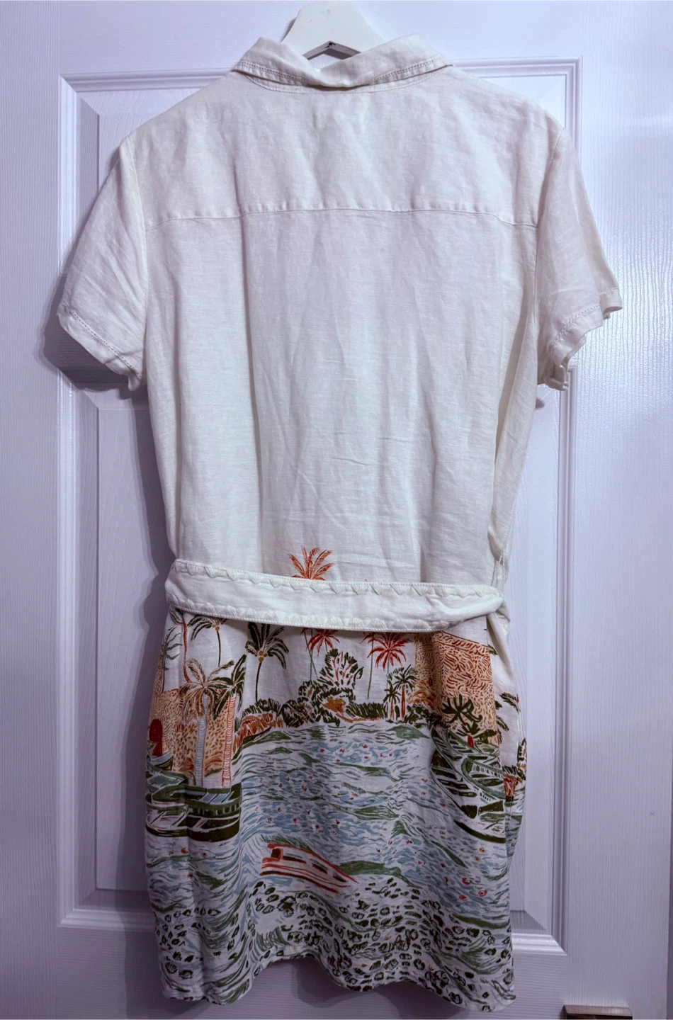 Cynthia Rowley Linen Blend Shirt Dress XL - photo 3