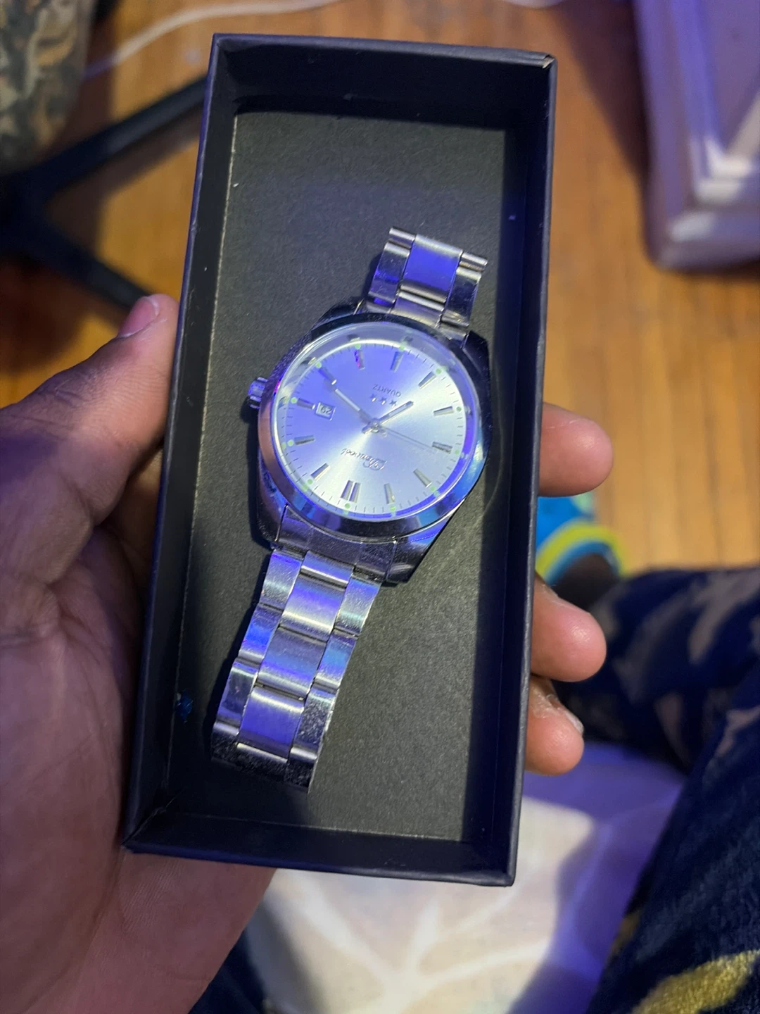 Silver Quartz Watch