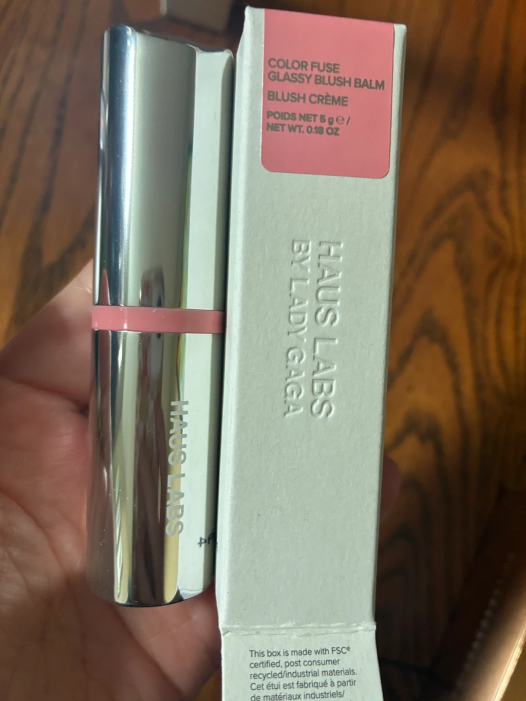 Haus Labs Color Fuse Glassy Blush Balm - Glassy Pomelo