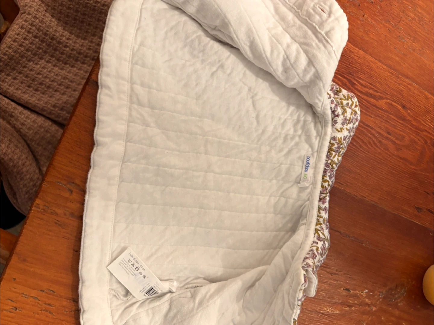 Bout'chou BIO Quilted Floral Jacket - Baby Size - photo 3