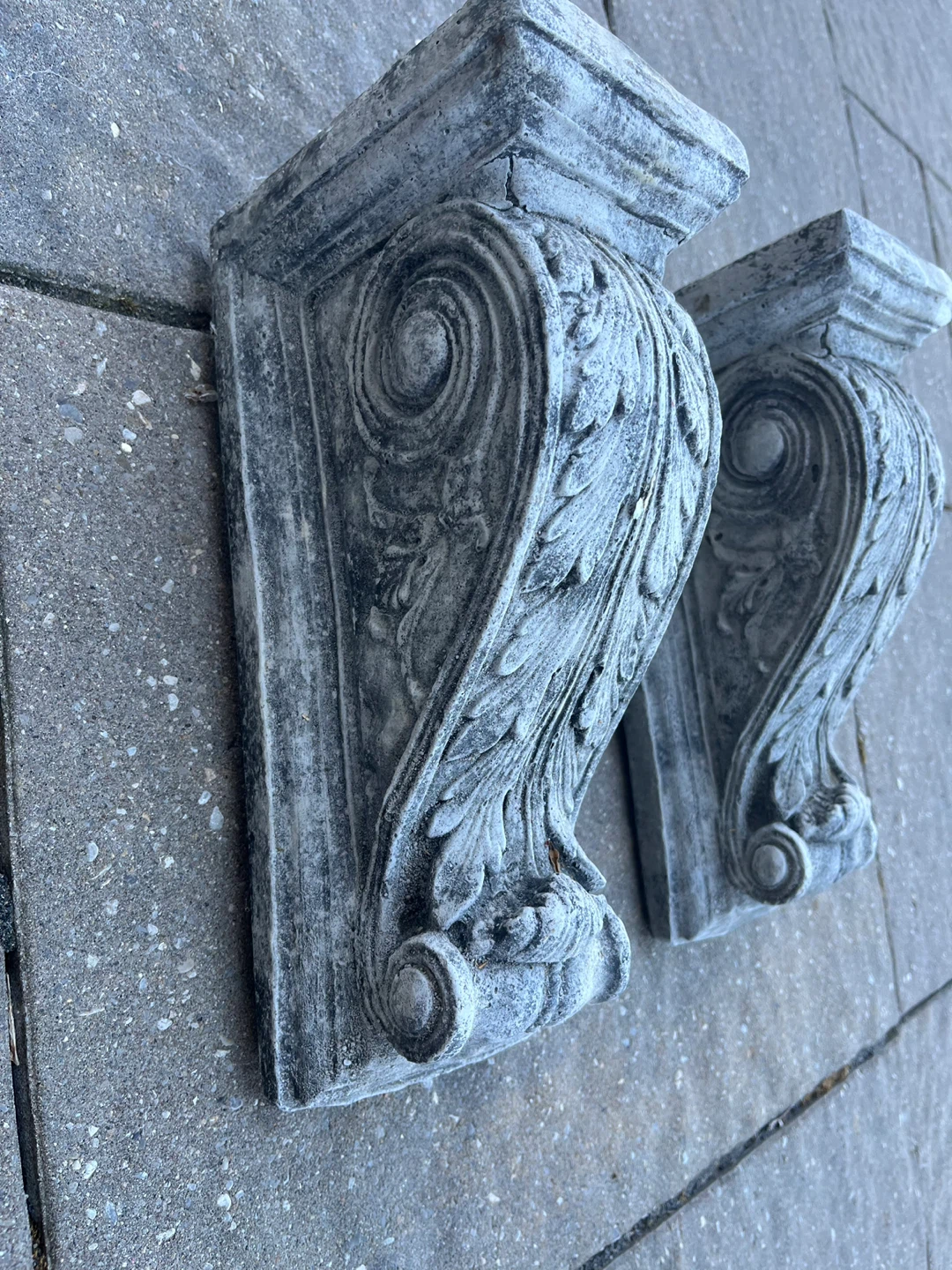 Decorative Stone Wall Sconces/Vine Planters