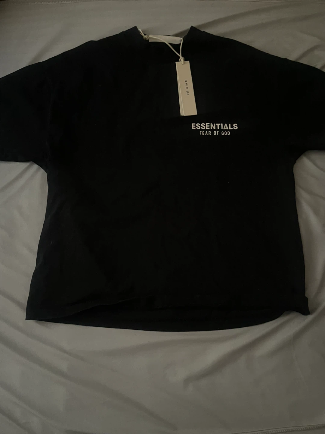 ESSENTIALS Fear of God Black T-Shirt - XS - photo 2