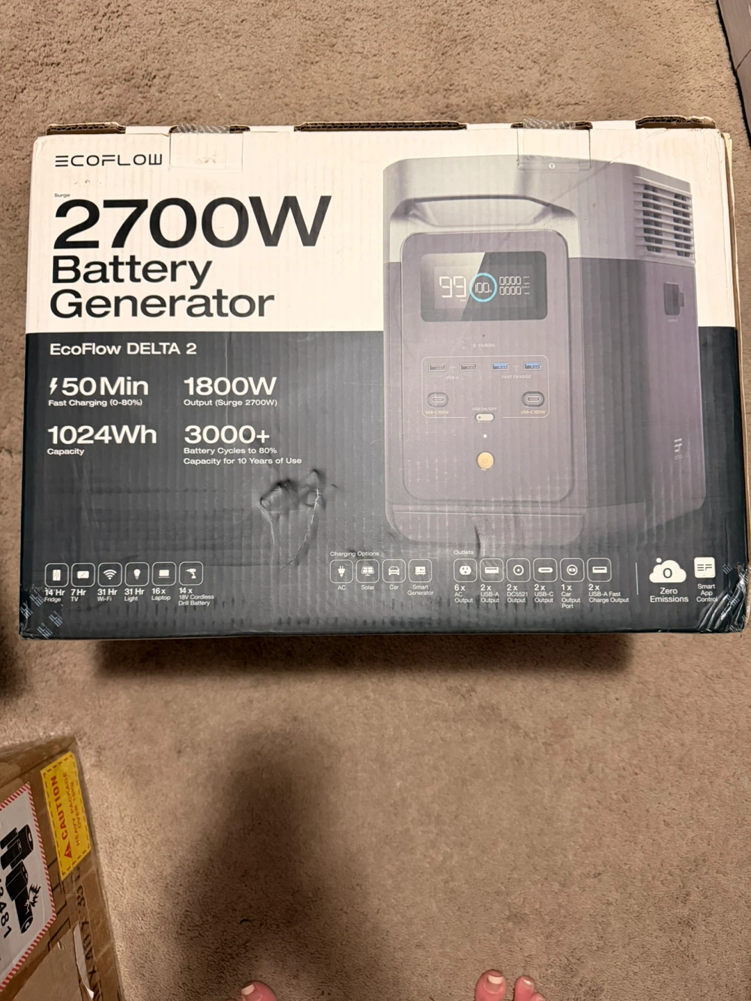 New EcoFlow DELTA 2 Portable Power Station - photo 2