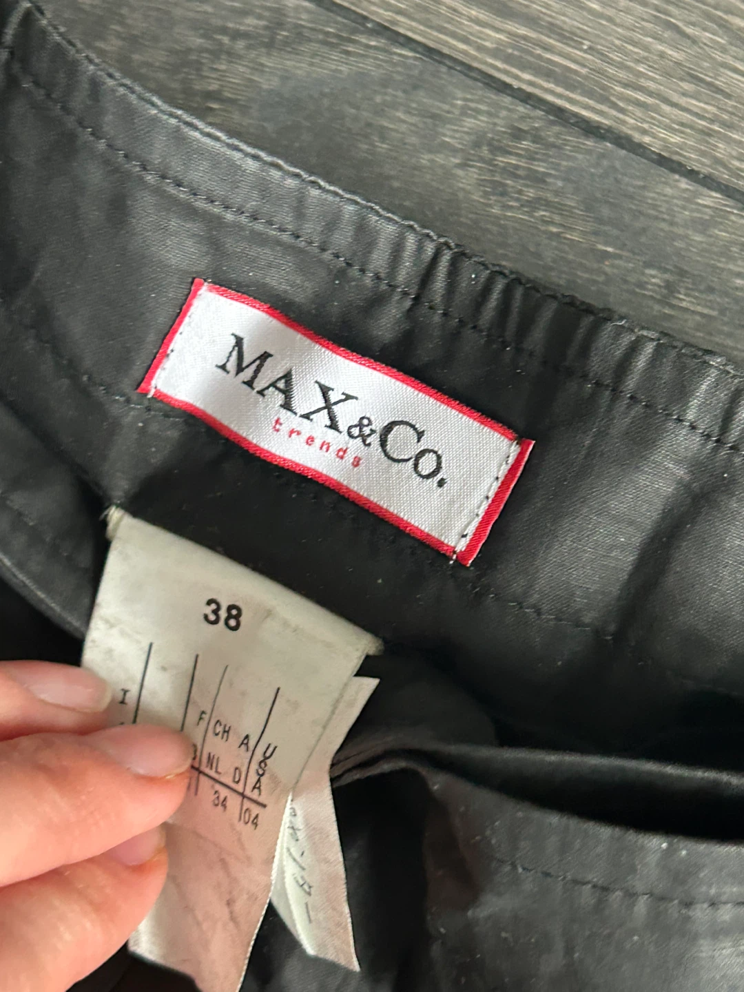 90s Luxury- Trussardi and Max & Co. Black Skirts - photo 2