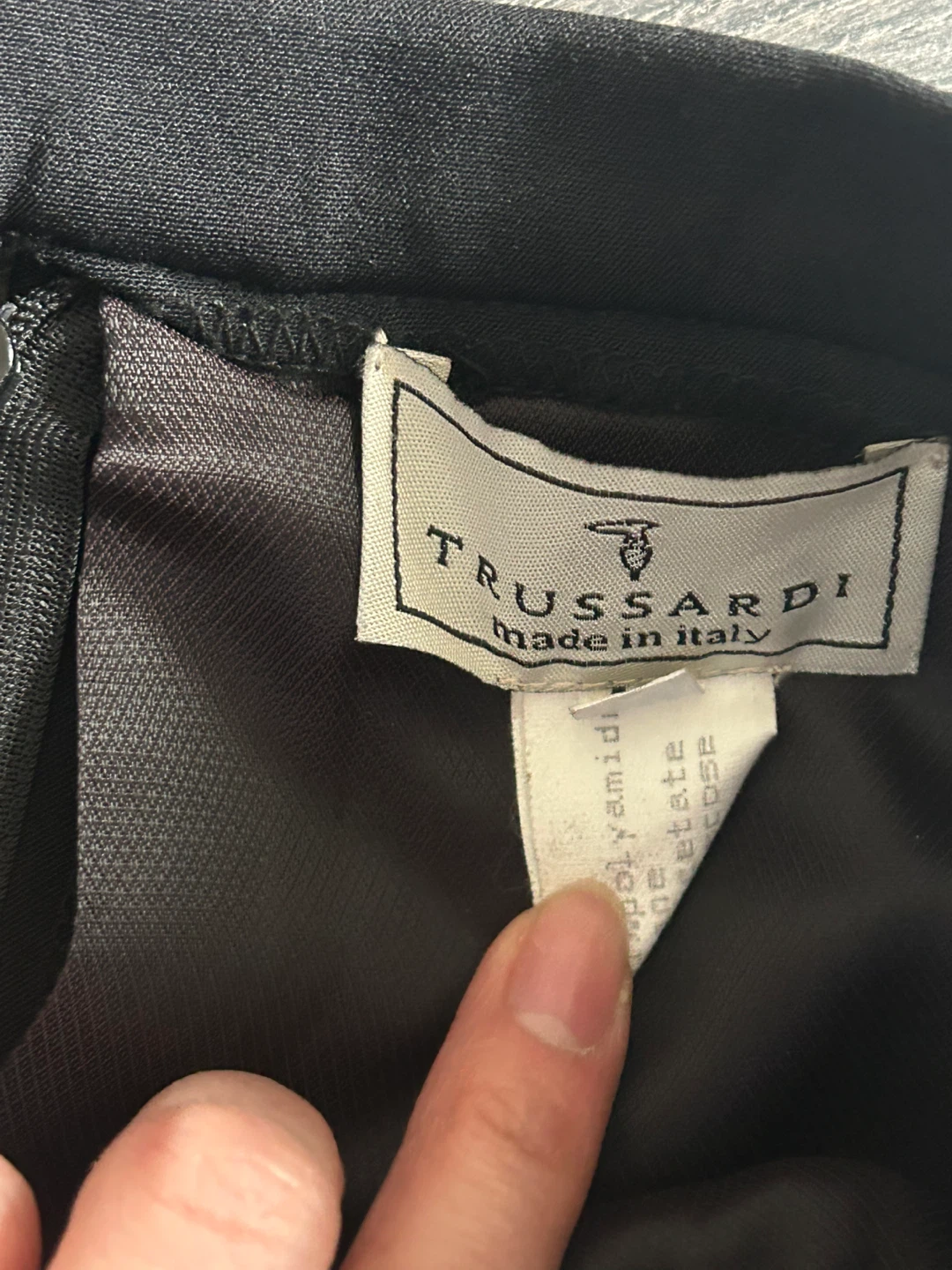 90s Luxury- Trussardi and Max & Co. Black Skirts - photo 3